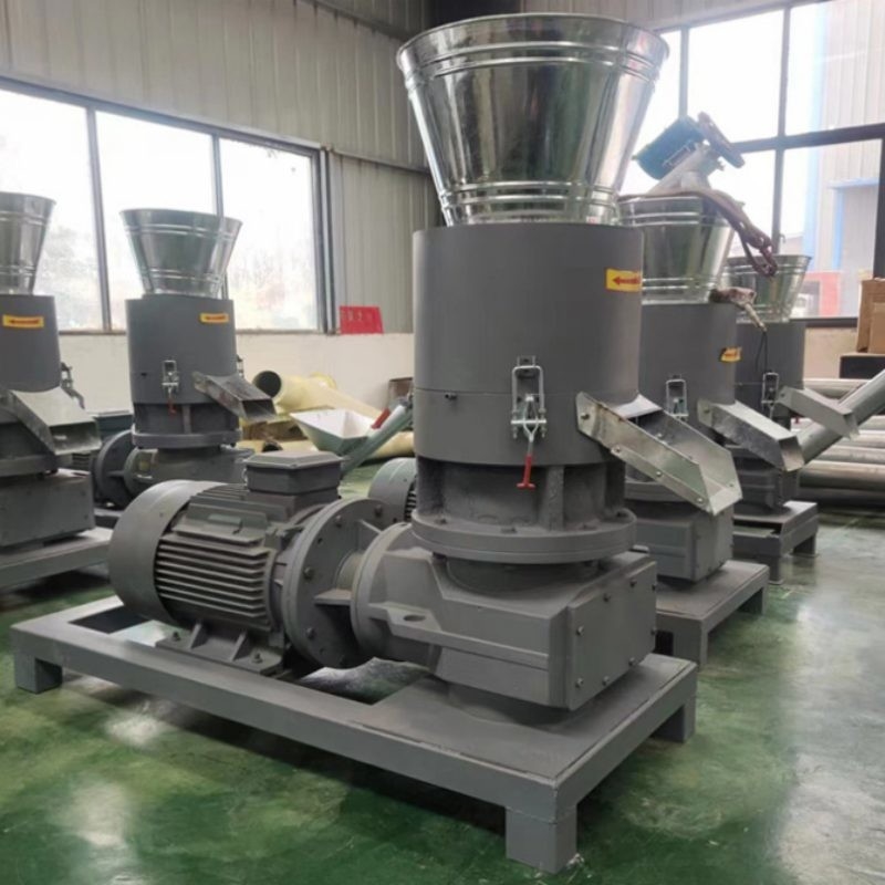 Op maat gemaakte 7.5KW Houtpellet Biomassa Pellet Machine Kleine Biomassa Pellet Machine Volledig Automatische Pellet Machine