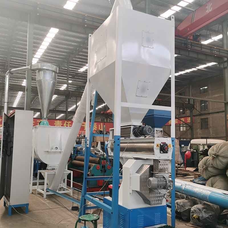 1-2 ton per uur capaciteit Leghoender Broiler Kip Animal Feed Pellet Productie Lijn Met CE-certificering