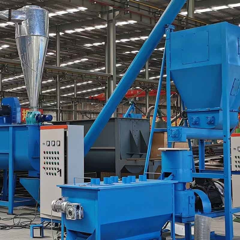 Kippenvarken Veevoerpelletfabriek Dierenvoerpelletproductielijn 1 ton per uur Voederpelletfabriek
