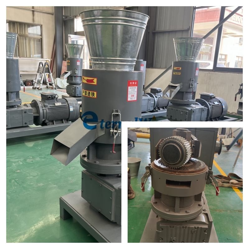 6-8 mm diameter rol roterende houtpelletmachine voor eenvoudige bediening en onderhoud
