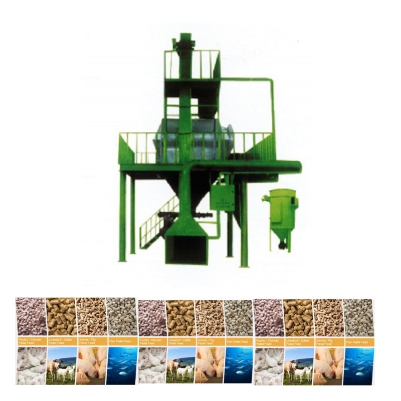 Productielijn voor diervoederpellets van 1-12 mm
