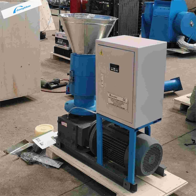 Verplaatsbare rolhoutpelletfabriek 80-120 kg/uur voor biomassapellet