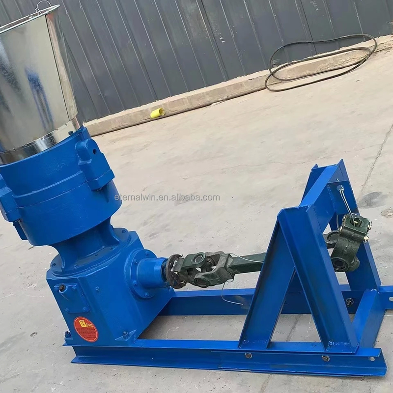 Paardenkracht PTO Pellet Mill 12mm Die 80-1000kg/h Capaciteit Hout verpakte machine