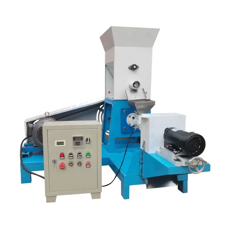 Elektrische stoomverwarming droogsoort visvoer extruder met driefasen vermogen en 50-2000 kg/uur capaciteit