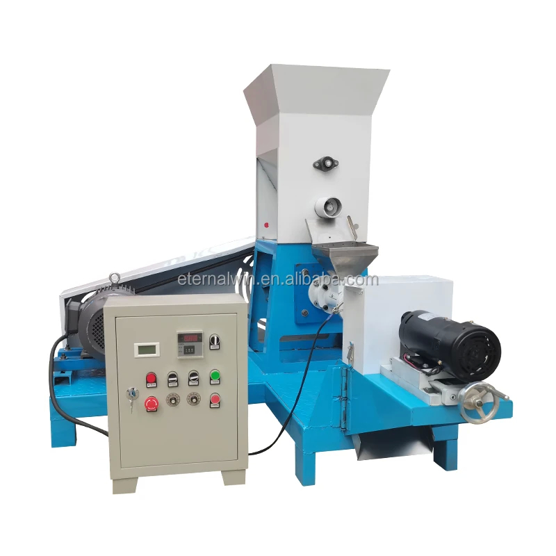 Digitale temperatuurcontrole 220V/380V Extrudermachine voor huisdierenvoer 5,5-132kw Vermogen 40-2000kg/uur Capaciteit
