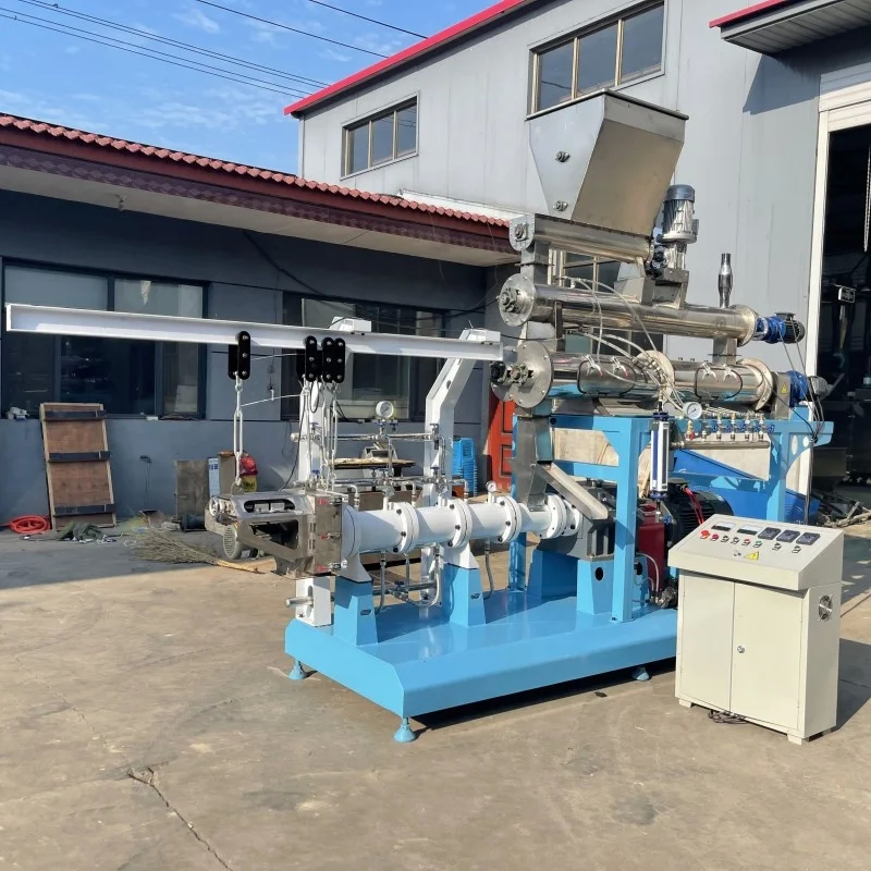 Extruder voor visvoer van roestvrij staal met elektrisch of stoomverwarming
