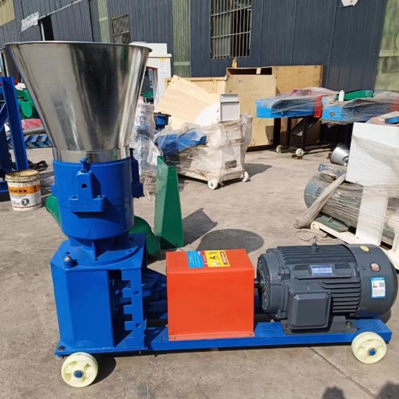200-300 kg/uur Voederpellet Maker glad oppervlak en matige hardheid Voederpellet Maker voor verschillende dieren