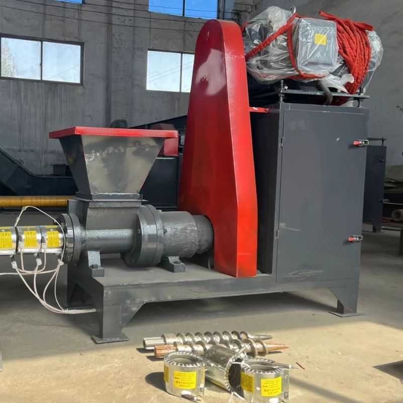 300-350 kg/uur Capaciteit 22kw Power Biomass Briquetteermachine met 24 maanden garantie voor brandstof en barbecue