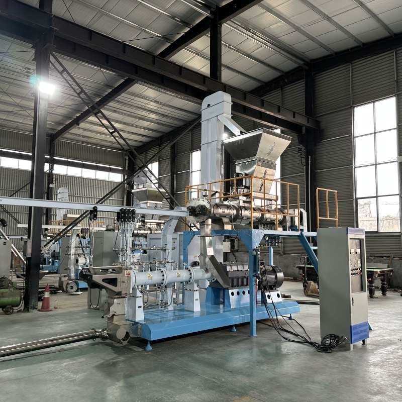 TWIN-SCRUW FEED EXTRUDER TILAPIA VLOATENDE VISKEFOED PRODUCTIEMASCHINE CE / SGS gecertificeerd
