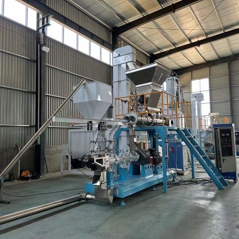 TWIN-SCRUW FEED EXTRUDER TILAPIA VLOATENDE VISKEFOED PRODUCTIEMASCHINE CE / SGS gecertificeerd