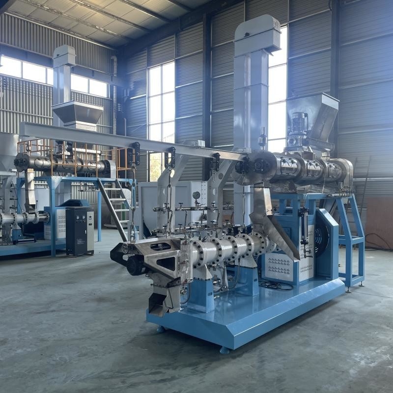Wet type Tilapia visvoer extrudermachine met stoomconditioner
