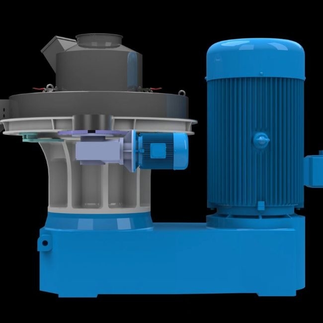 Houtpelletmachine met grote capaciteit Biomassa Houtpellet Productielijn Verticale ring die Houtpelletmachine