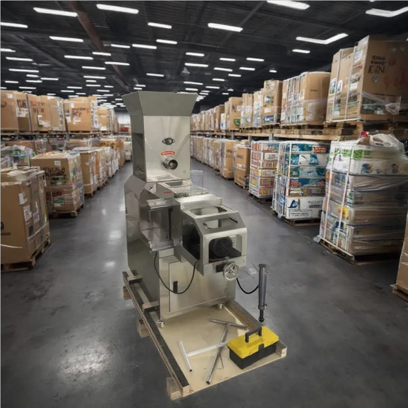 Automatische extrudermachine van roestvrij staal Puff Corn Balls Snacks Diesel Elektrische energie gebruikt