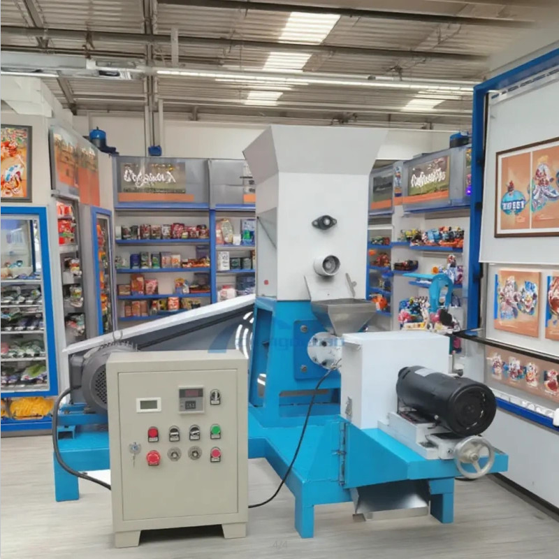 Automatische extrudermachine van roestvrij staal Puff Corn Balls Snacks Diesel Elektrische energie gebruikt