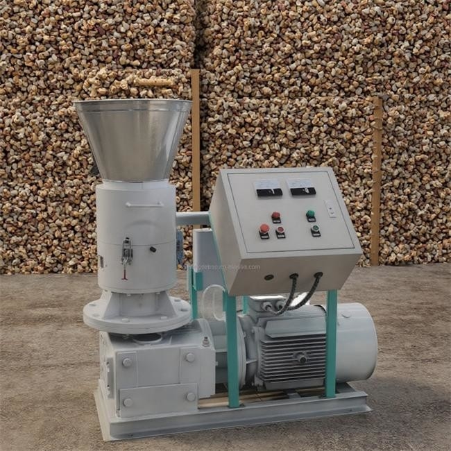 Nieuwe houtkorrelmachine Biomassaafval Zaagselpelletfabriek voor veevoer- en landbouwindustrie