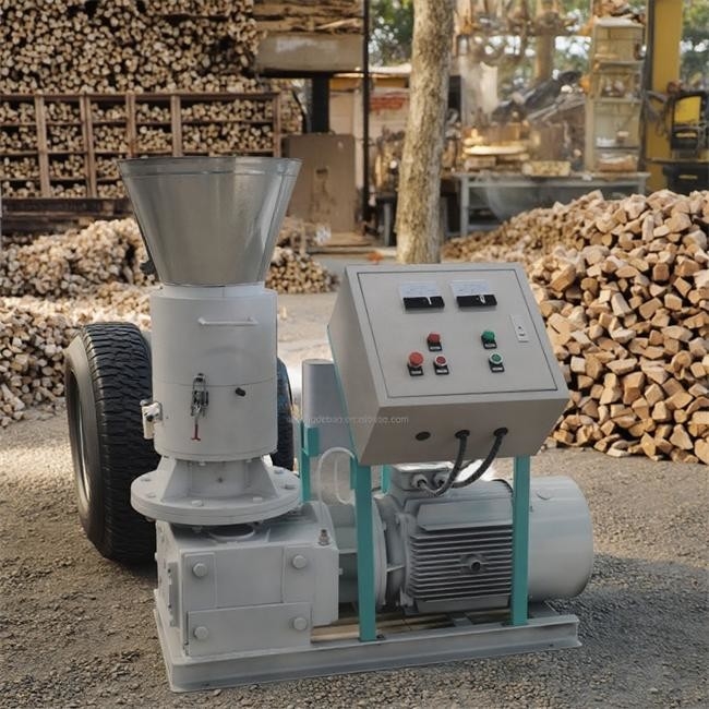 Nieuwe houtkorrelmachine Biomassaafval Zaagselpelletfabriek voor veevoer- en landbouwindustrie