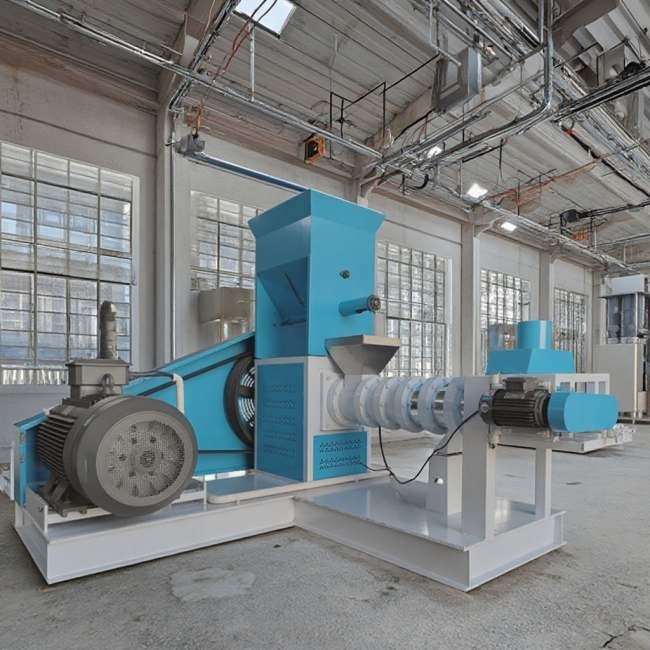 Productie van garnalenvoeder Extruder voor visvoeder van droog type met roestvrij staal en koolstofstaal