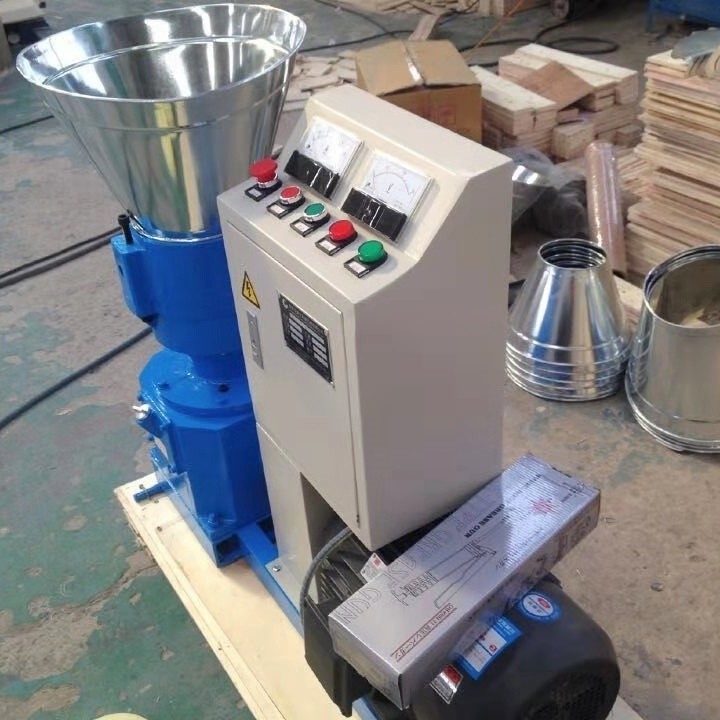200-300 KG/H Capaciteit Voederpellet Mill Machine Hoog productieve diervoedervoederverwerkingsmachine voor vogels 7.5kw motor
