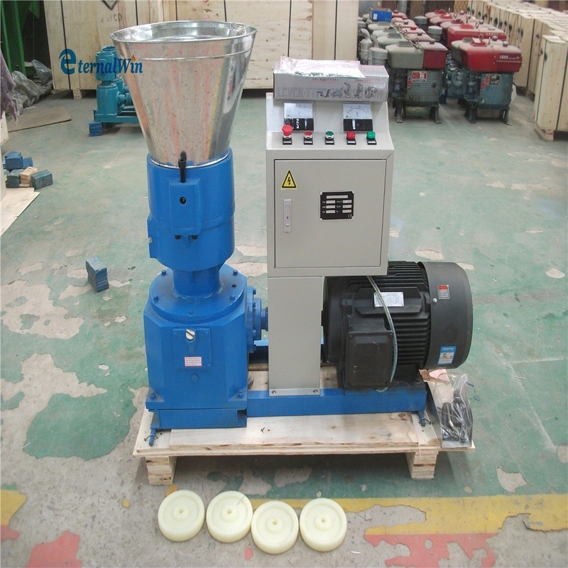 200-300 KG/H Capaciteit Voederpellet Mill Machine Hoog productieve diervoedervoederverwerkingsmachine voor vogels 7.5kw motor