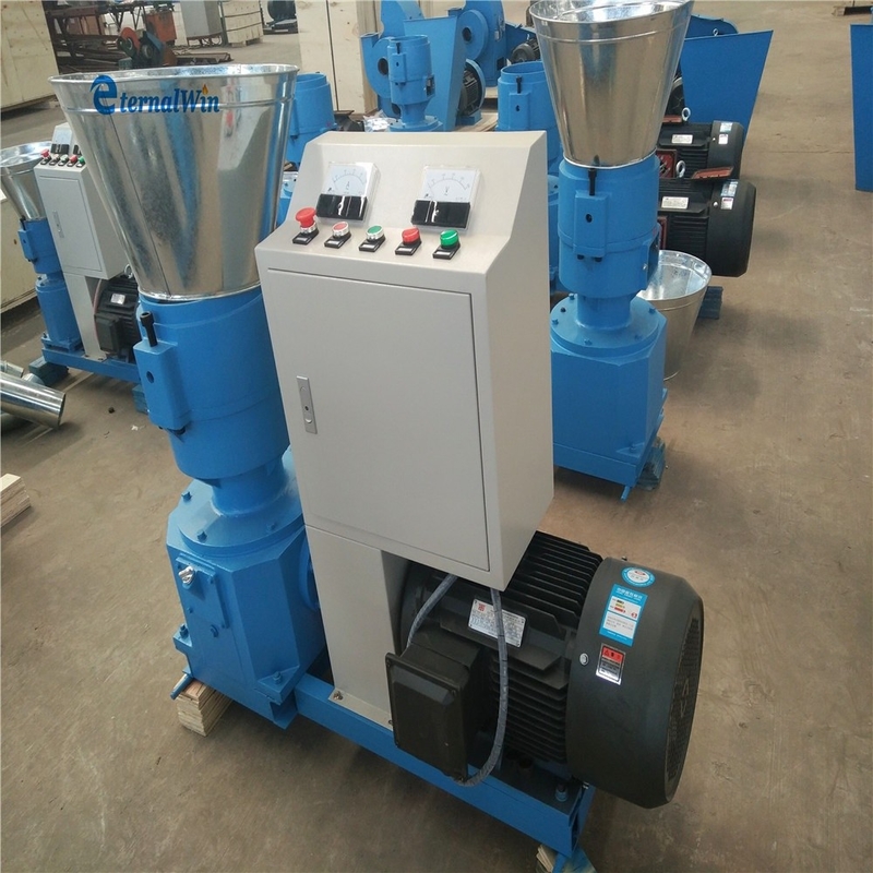 200-300 KG/H Capaciteit Voederpellet Mill Machine Hoog productieve diervoedervoederverwerkingsmachine voor vogels 7.5kw motor