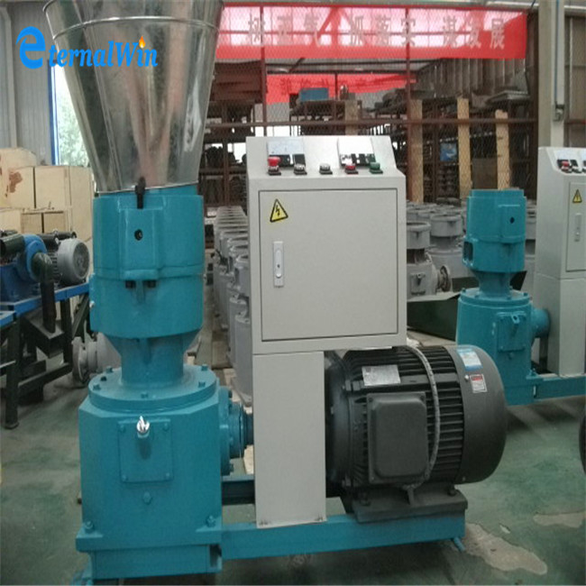 200-300 KG/H Capaciteit Voederpellet Mill Machine Hoog productieve diervoedervoederverwerkingsmachine voor vogels 7.5kw motor