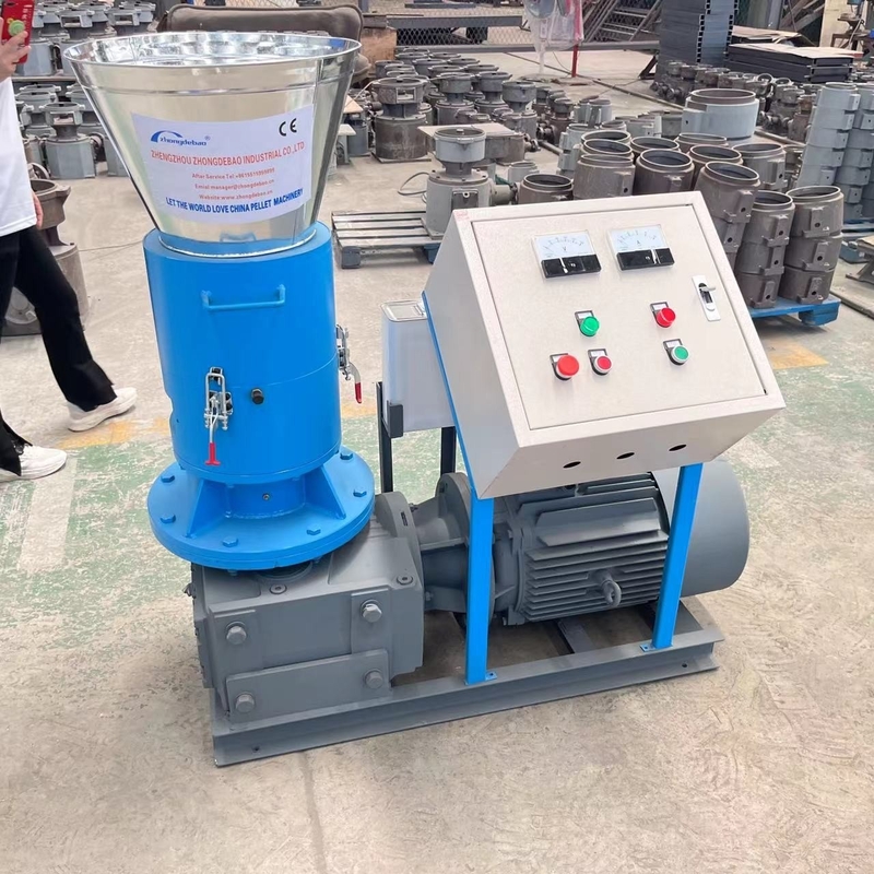 Makkelijk te verplaatsen houtpelletmachine Nieuw product Houtmolen Machine 80kg/h Houtpelletmolen