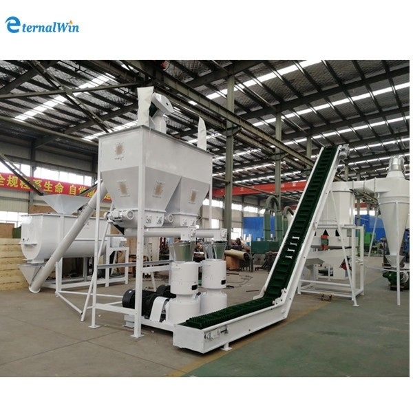 1000-5000 kg/h Houtpelletmachine Volledige set Houtmolen Productielijn