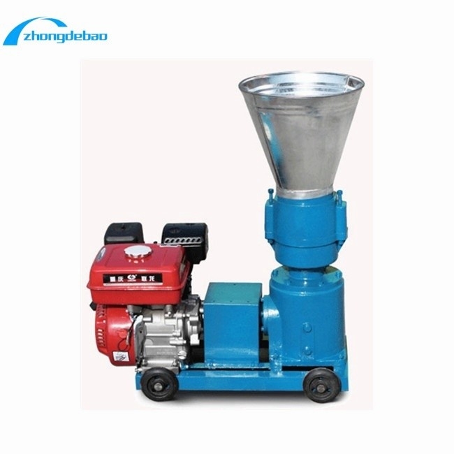 Dieselmotor Vermogen Type 10HP Animal Feed Pellet Processing Machine 90-120kg/h output Feed Pellet Making Machine