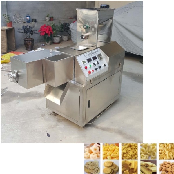 220V/380V Spanningsschroef voedselextrudermachine voor Maïsstick Puffing Manufacturing Plant