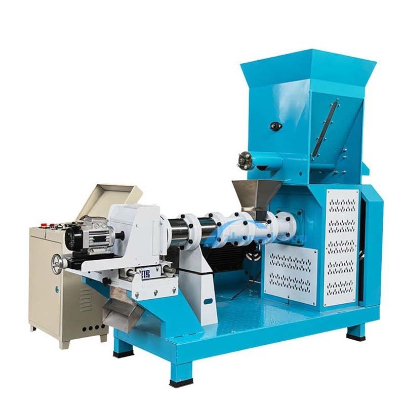 500KG/H Huisdier Hond Voedsel Garnalenvoer Extrusie Machine Drijvend Visvoer Productielijn Voor Voederpelletfabriek