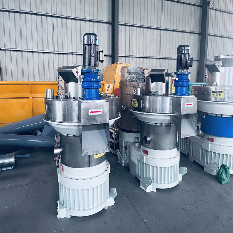 Commerciële ringvormige houtpelletmachine met een capaciteit van 0,5-15 T/H en een matrijs van hoogchroomlegeringstaal voor energiebesparende biomassapelletproductielijn