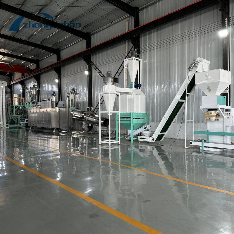 500 kg/h Floating Fish Feed Production Line    Wet-type Twin-Screw Feed Extruder & Pet Food Processing Machinery