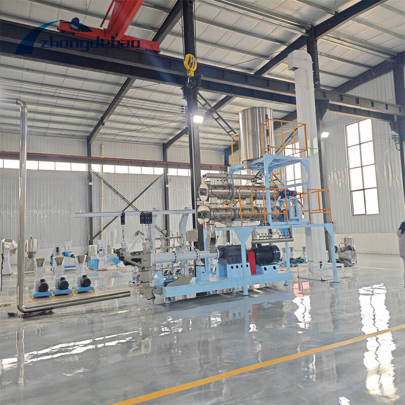 500 kg/h Floating Fish Feed Production Line    Wet-type Twin-Screw Feed Extruder & Pet Food Processing Machinery