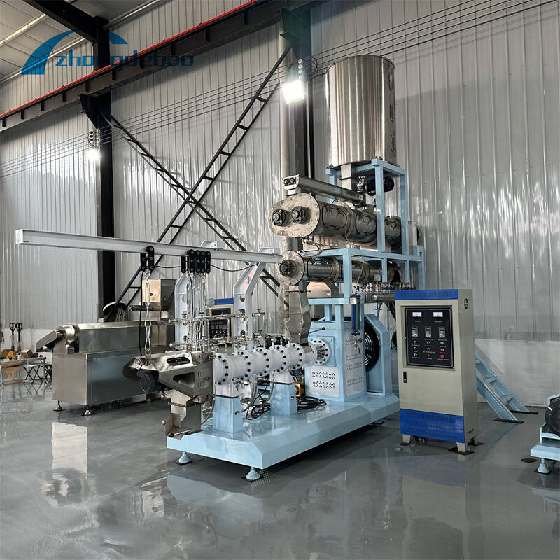 Hoofdstroom 37-160kw drijvende visvoermachine Industriële kwaliteit drijvende voerpelletmachine voor viskwekerijen