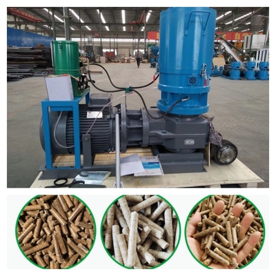 500KG/H vlakke de Molenbiomassa Houten Chip Pellet Machine High Density van de Matrijzen Houten Korrel