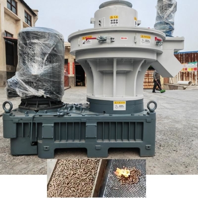 6mm 8mm Ring Die Wood Pellet Mill met Auto de Verwijderingskabinet van het Smeringsstof