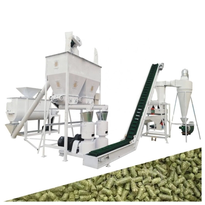 Luzerne 4mm van koehen feed making machine grain Gevogeltevoer Productiemachine