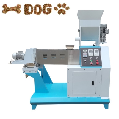 Pet Cat Screw Feed Extruder Livestock Feed Dry Dog Food Making Machine