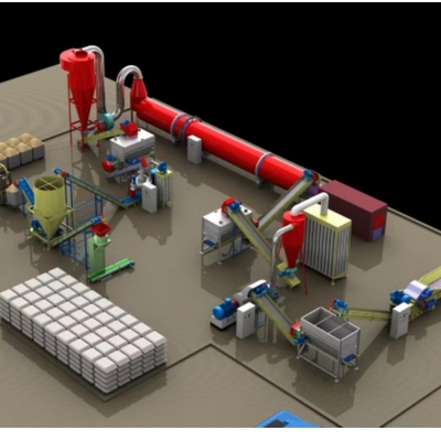 Van de de Korrelmolen 5Ton/H van de rijstschil Verticale van de Biomassaring die pellet machine with de Verpakkingsmachine