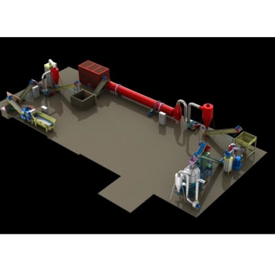 Van de de Korrelproductielijn van de granulatorbiomassa Houten het Zaagselkorrel die Machine maken
