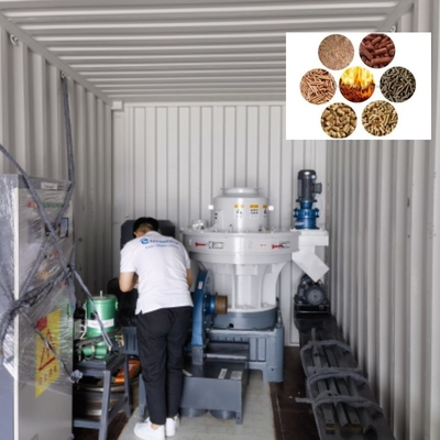 De grote van de de Korrelproductielijn van de Capaciteitsbiomassa Brandstof Straw Pellet Making Machine
