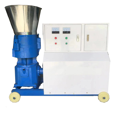 Biomass Wood Granulator Machine Flat Die Straw Wood Pellet Mill Line