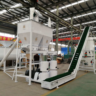1-20Ton/H van het de ProductielijnKippevoer van de Voerkorrel de Productiemachine