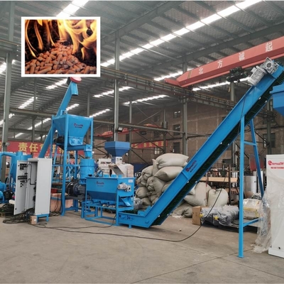 Volledig de Productielijn30t/h Zaagsel die van de Biomassakorrel Machine maken
