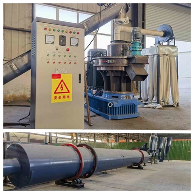 1.5-2t/H zaagselkorrel die Machine tot Biomassa maken Verticaal Ring Die Pellet Machine