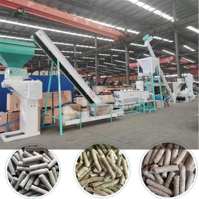 1T/H Complete Wood Pellet Production Line Biomass Fuel Making Machine