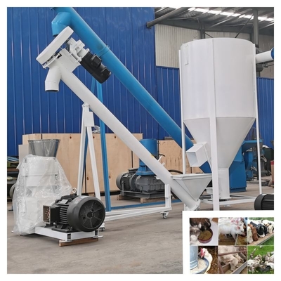 250-500kg/H van het de Makerlandbouwbedrijf van de Dierenvoerkorrel van het het Veevoer de Korrelplant