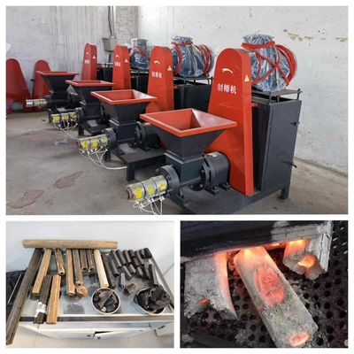 Van de het Briketterenmachine van het houtafvalzaagsel de Houtskool van Straw Biomass Briquette Making Machine
