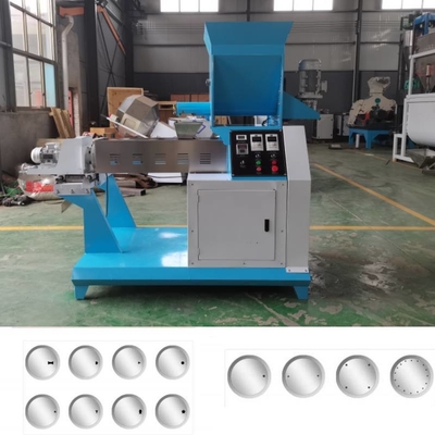 Eenvoudige schroefvoedingssproei-extruderfabriek met 1 mm-20 mm voor diervoeding/huisdierenvoeding