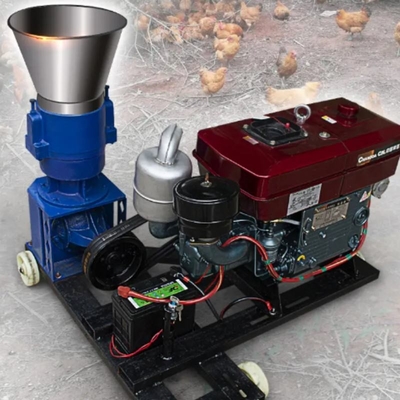 Diesel model 30 pk kip pellet molen machine 2200r